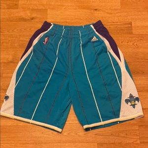 Adidas New Orleans Pelicans shorts.